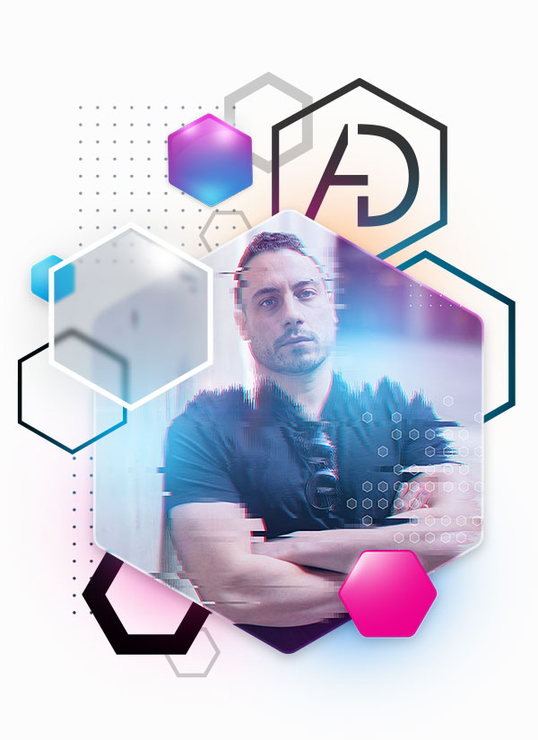 About Alain graphic